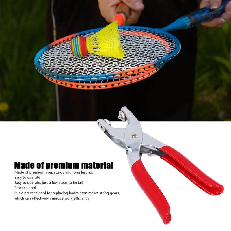Portables Badmintons Rackets Cold Press Pliers for Badminton Rackets Maintenance Rustproof Iron Cores Multipurpose Tool