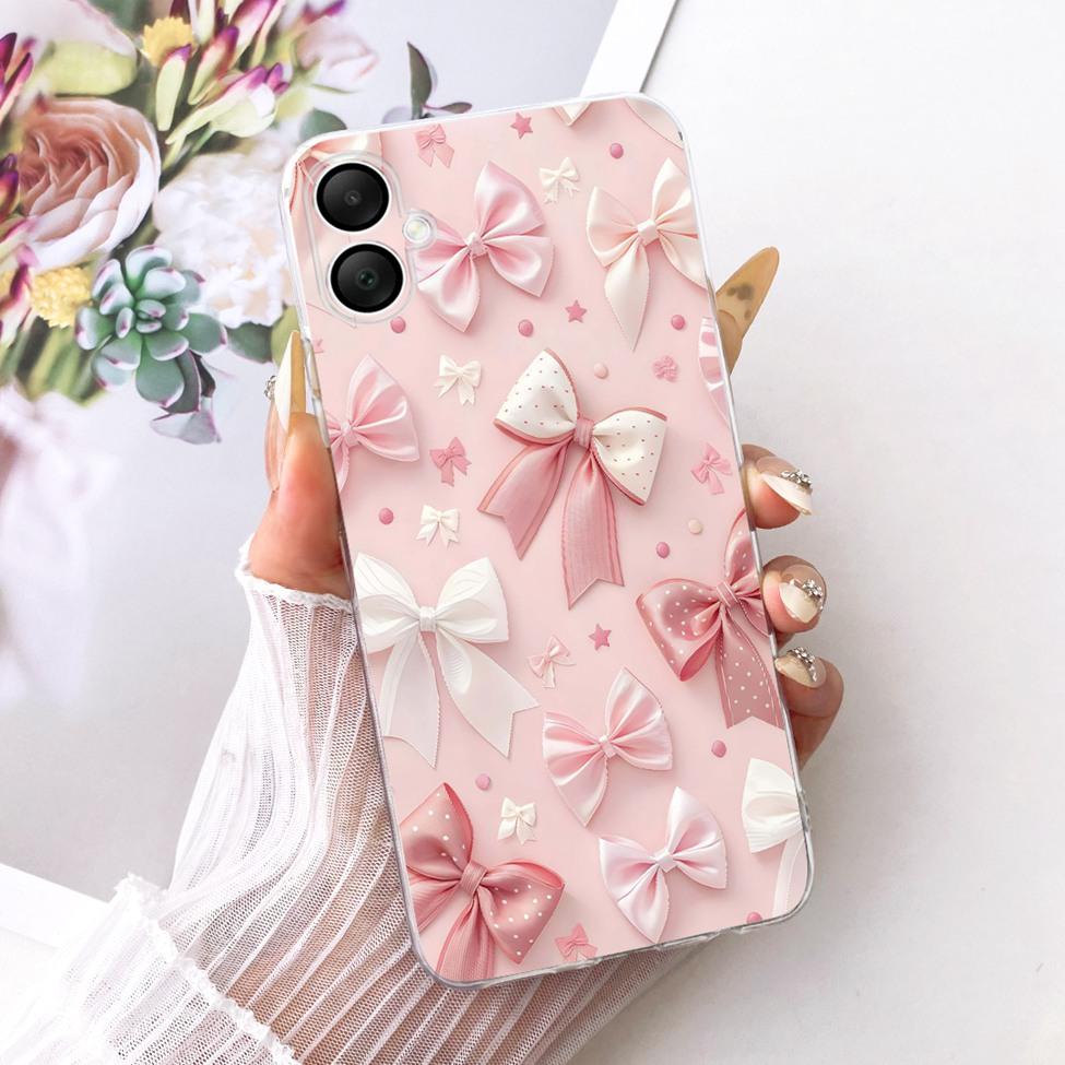 Clear Cover For Samsung Galaxy A06 4G Case Cute Cat Fashion Cool 2D Painted Casing For Samsung A06 4G SM-A065F SM-A065M