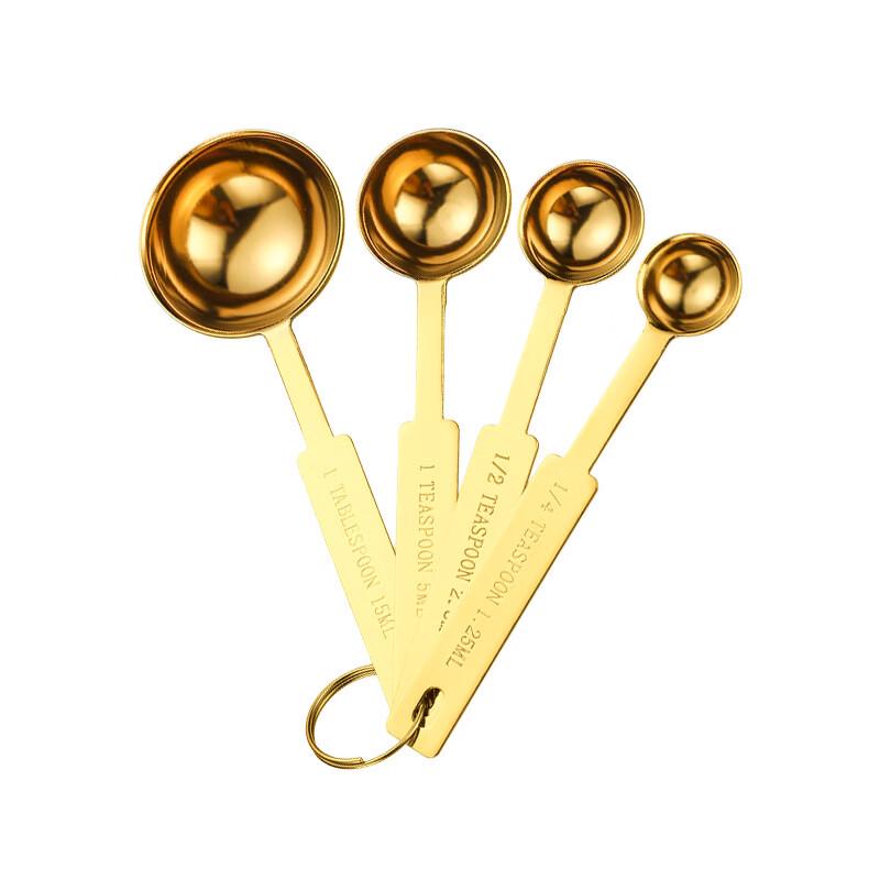MDNG Gold Edelstahl Messbecher-Set