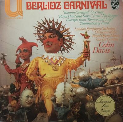 LP Record HECTOR BERLIOZ LONDON SYMPHONY ORC  Berlioz Carnival 6580116 PHILIPS Netherland Classical Used