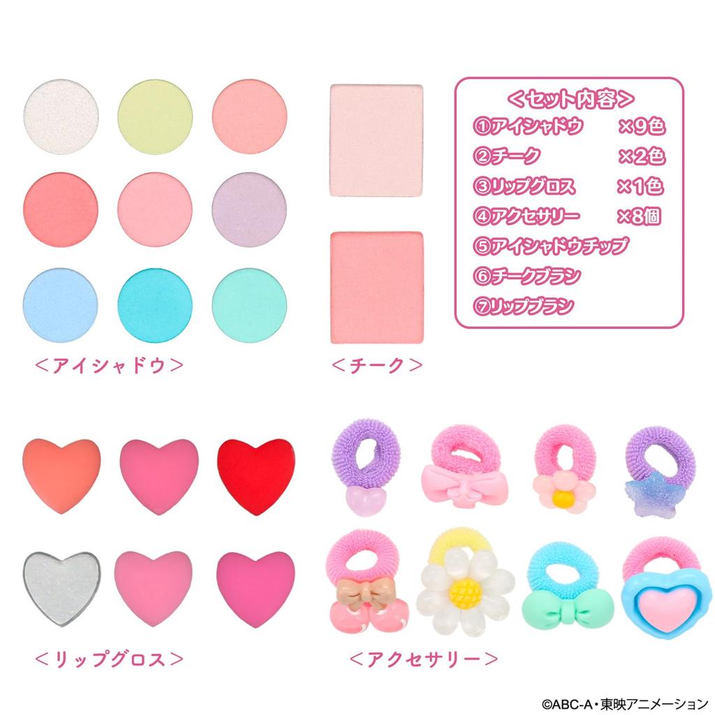 Shobido Kimi To Idol PreCure Makeup Palette Set, Soap-Removable, PR33873, Idol PreCure