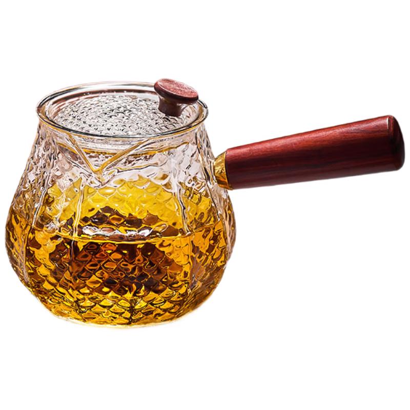 Tianxi Heatable High Borosilicate Glass Teapot with Infuser