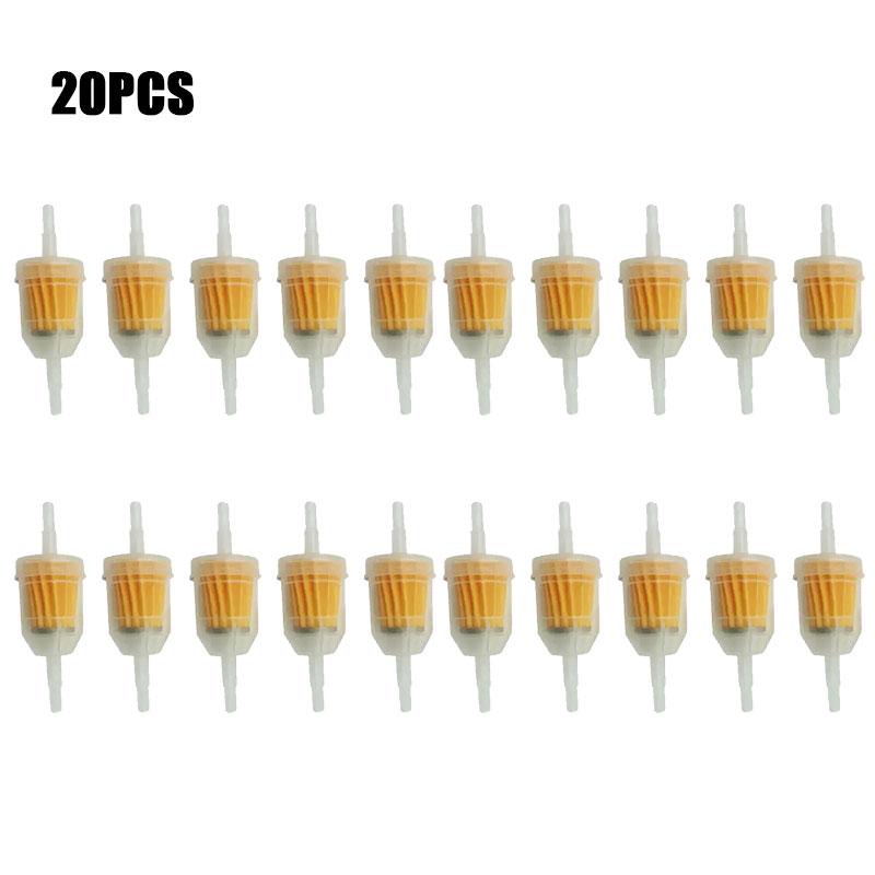 10/5Pcs Professional Motorcycle Oil Filter Inline Gas Fuel Filter Motorcycle Scooter Gasoline Filters Tool for Fuel Delivery