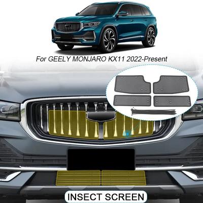 4pcs Car Insect-proof Air Inlet Protection Cover Insert Vent Racing Grill Filter Net Accessory For GEELY MONJARO KX11 2022-2025