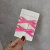 2 Stück Mädchen Mini-Greifklammern Damen Kopfschmuck Haaraccessoires Süße Schleifen-Haarklammern Ballett-Band-Schleifen-Haarnadel Pony-Clip