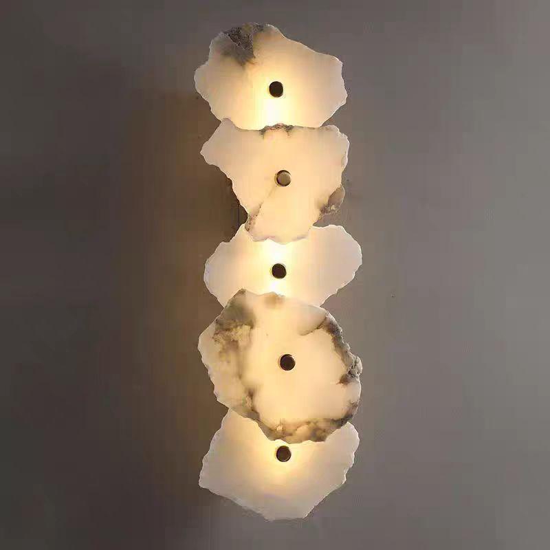 Spanish Alabaster Wall Lamp for Hotel, Villa, Stairway, Bedroom & Corridor Decor