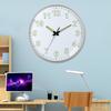 12 Inch 30cm Luminous Plastic Silent Wall Clock Creative Bedroom Living Room Simple Luminous Quartz Clock