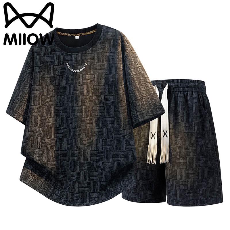 Mao Ren Herren Sommer Freizeit Outfit Set