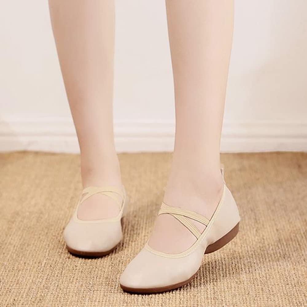 [Gengzee] Damentanzschuhe, Jazzschuhe, Latein, Modern, Standardtanzschuhe, Trainingsschuhe, Bühnenschuhe, Sports Tanzschuhe, Slip-on Sneaker, Fla