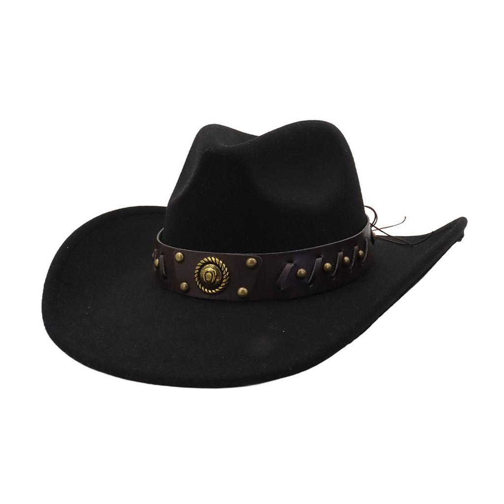 Vintage Brown Denim Hat With Wide Brim For Sun Protection And Breathability