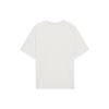 Li Ning Chinese Character Embroidery Solid Color Round Neck Casual Short Sleeve T-Shirt Unisex Tops White AHSSB43-3