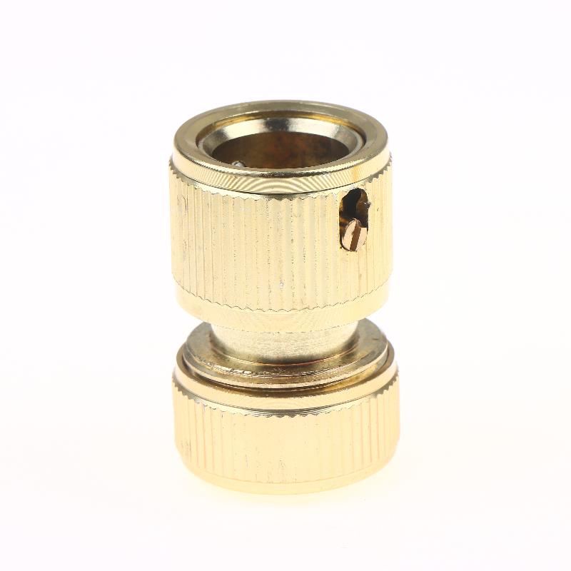2Pcs Standard Aluminum Hose Connector Set - 4/6'' Tap Fitting Quick Connect For Garden Pipes Hose Connector