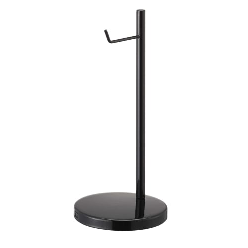 Yamazaki Beautes Headphone Stand, Round, Black, 2292