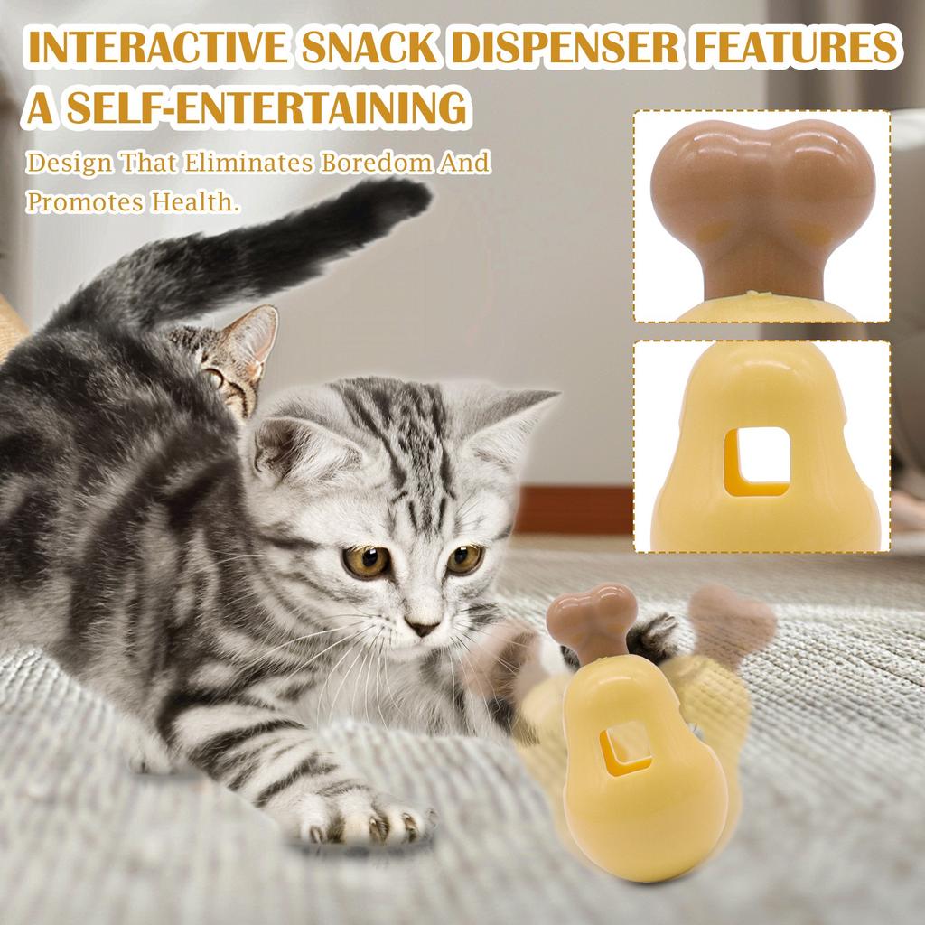 TPR Dog Chew Toy, Interactive Snack Dispenser Features A Self-Entertaining Design That Eliminates Boredom And Promotes Health.
