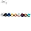 New 2pcs Colorful Anodized Stainless Steel Screw Fit Ear Flesh Tunnel Earring Plug Expander Body Jewelry Piercing Earlet Gauges
