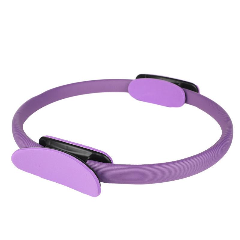 Pilates Ring Resistance Circle With Non Slip Handles For Home Fitness Leg Arm Back Stretching Training ABS Fiberglass Exercise Tool