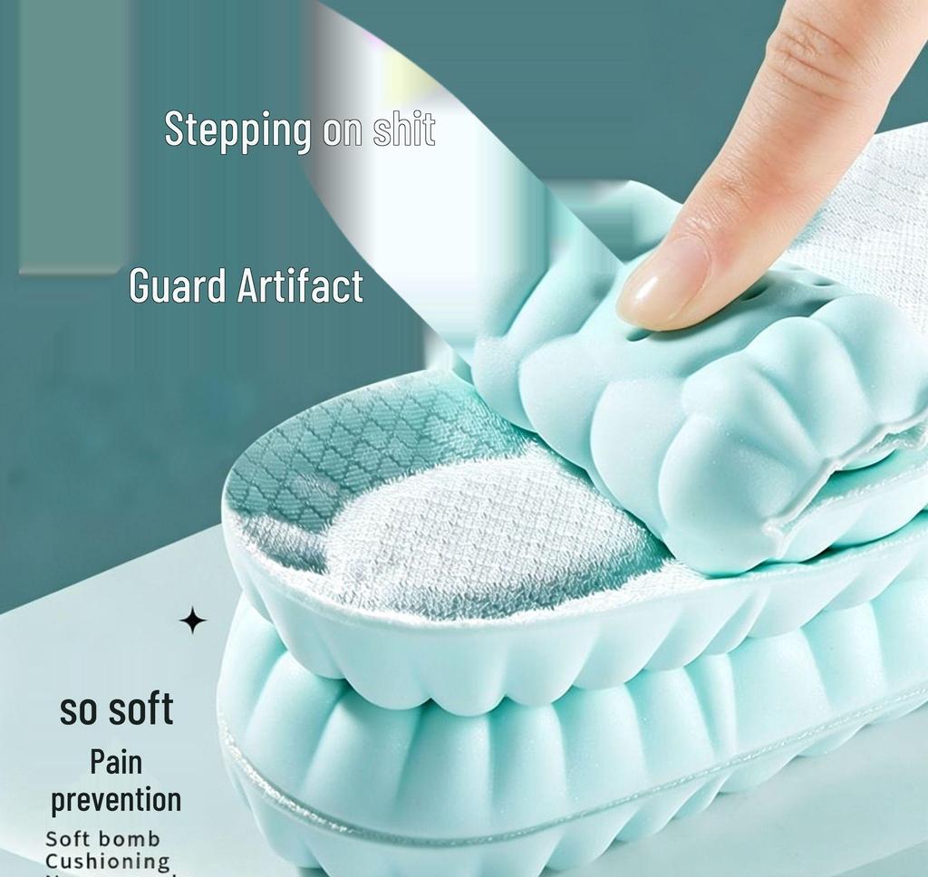 4D Cloud Sports Insoles: Shock-Absorbing, Deodorizing, Breathable, Sweat-Absorbing, Soft, Pain-Relief, High-Elastic Military Training Insoles.