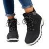 Cross-strap wind platform cotton shoes autumn and winter new warm snow boots