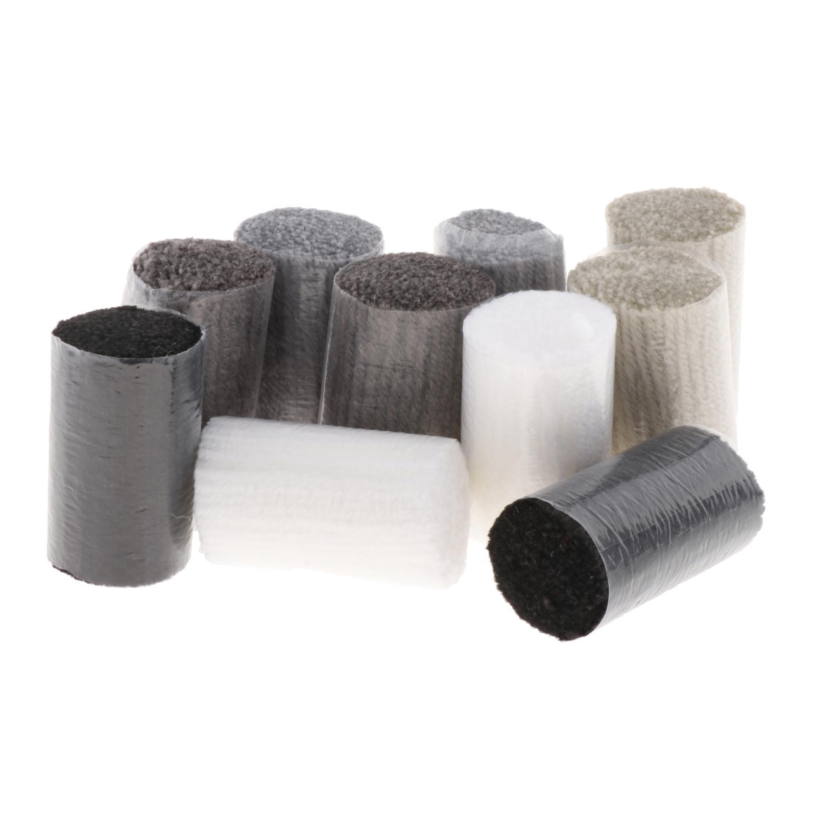 

10x Пряжа для ковровой техники с крючком, предварительно нарезанная, гобелен для шитья, вязания, наволочка для подушки