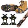 1 Paar 10 Zähne Schnee Eis Kralle Klettern Anti-Rutsch Eisgriffe Schuhspikes Steigeisen Stollen SportSchuh Abdeckung für Gehen Wanderschuhe