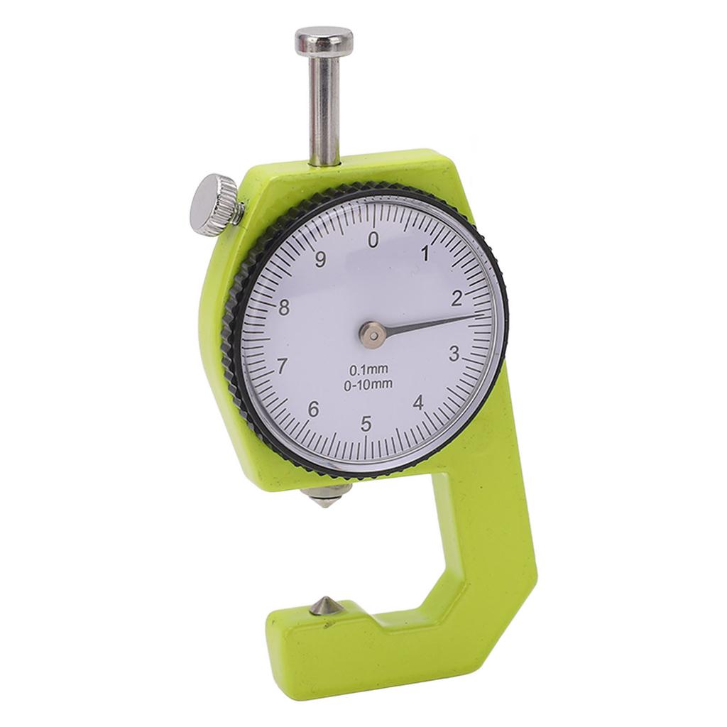 Thickness Meter 0.1mm Resolution 0 To 10mm Measure Range Professional Cone Head Dial Thickness Gauge