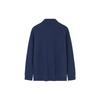 Anta Solid Color Zip Stand Collar Jacket Men Jackets Midnight-Blue 152347741-1