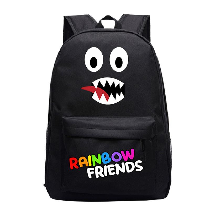

Радужные друзья Радужный банбан с принтом школьный рюкзак тренд большой вместимости с уменьшением нагрузки no specification