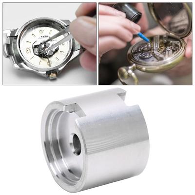 Good Fixation Watch Movement Holder Silver Color Watch Movement Base Watch Assembly