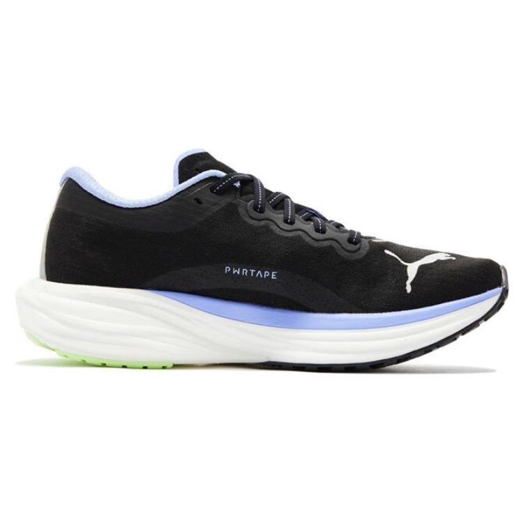 Puma Deviate Nitro 2 Comfortable Slip-Resistant Durable Low-Top Carbon Plate Casual Running Shoes Women sneaker Black Purple 376855-12