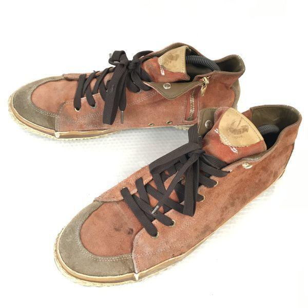 

Сделано в Японии SPINGLE MOVE Takeo Kikuch Замшевые Кожаные Ботильоны LL 27-27,5 см Коричневый(ИСПОЛЬЗОВАЛ)