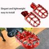 Universal Motorcycle Colorful Footpeg Footrest Foot Pegs For HONDA Footpeg Electric Dirt Bike Pedals Rests For KTM SX SXF EXC