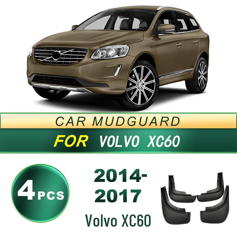 Volvo XC60 2014-2017 Мягкие резиновые брызговики для колес, установка без сверления