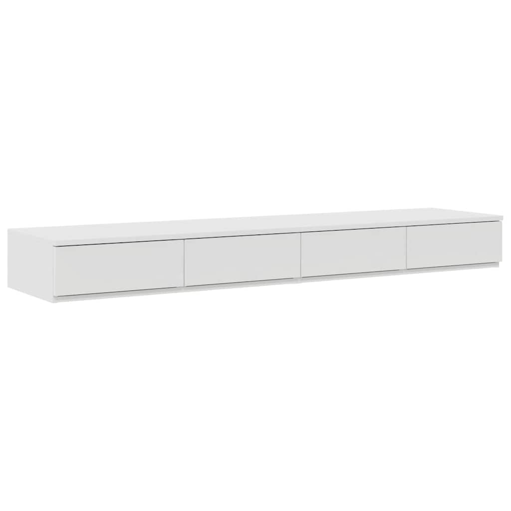 Bed Drawers White 135 x 36.5 x 16.5 cm Particleboard