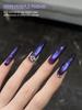 2025 Purple Duo-Chrome Cat Eye Gel Polish – Salon-Quality, Popular Whitening Grape Shade