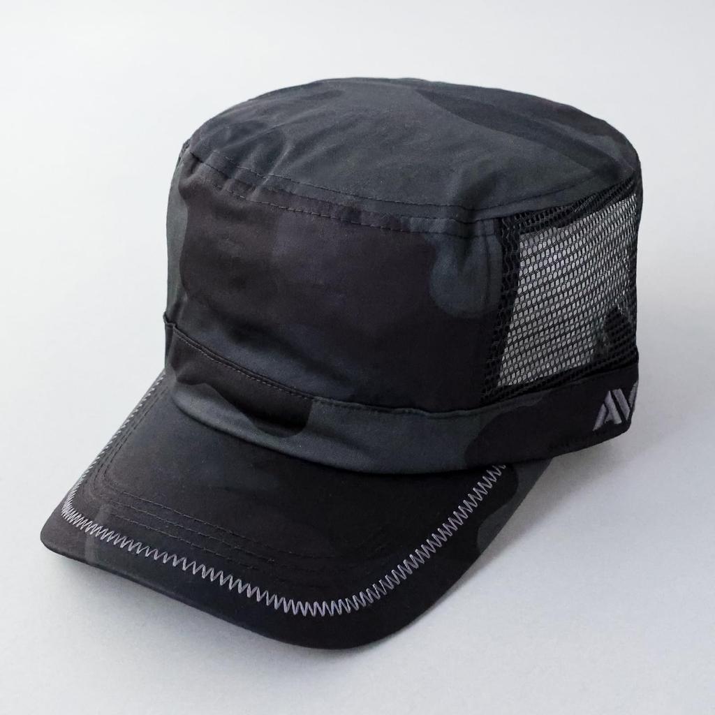 Custom Made BIG SIZE Standard Mesh Work Cap Mesh Cap Hat XL Large Size Cap Black Deep Spring Summer Big Size Black [Avirex] Men's Men's (JP, Alphabet,