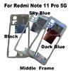 6.67" Per Xiaomi Redmi Note 11 PRO 5G Telaio Centrale Ghiera Anteriore Scocca Posteriore Piastra Intermedia Sostituzione 21091116I, 2201116SG