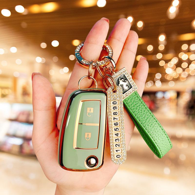 Aplicabil pentru husă cheie Dongfeng Nissan Qashqai pliabilă 2 chei 2017 2019 pentru bărbați 17 pentru femei high-end drăguț