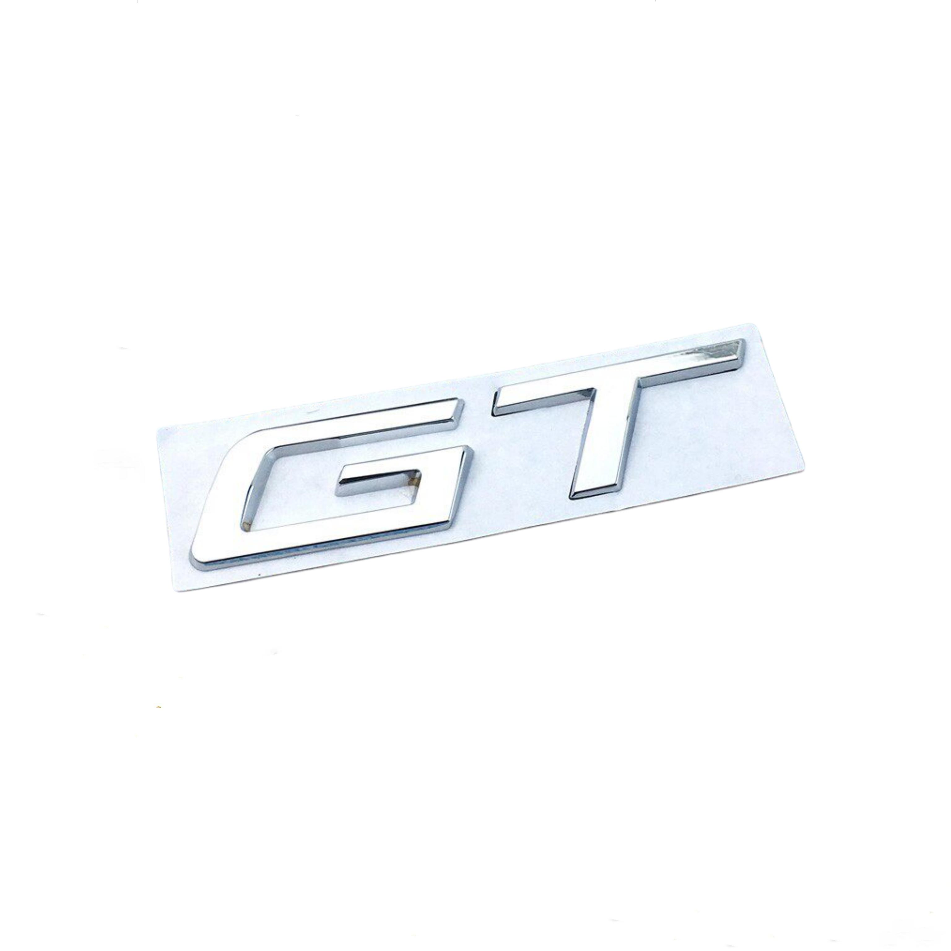 3D Metal Logo Emblem Letters Car Side Fender Rear Trunk Badge Sticker серебряный