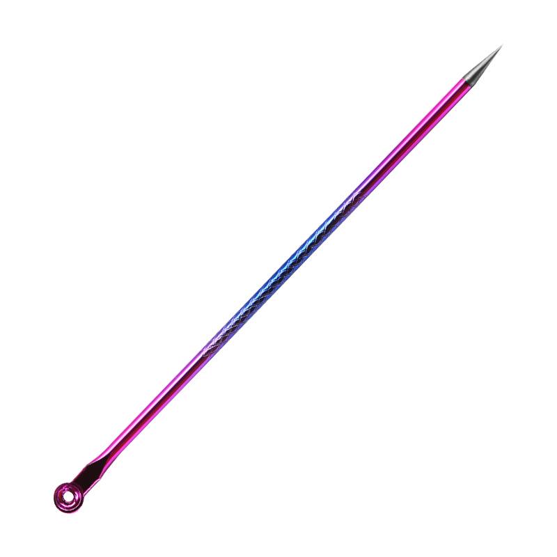 Colorful Stainless Steel Blackhead Extractor Set: 4-Piece Double-Headed Acne Needle Kit