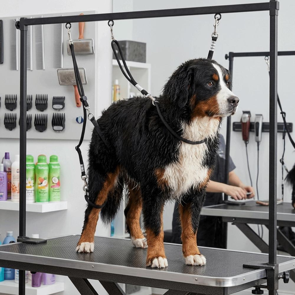 Solid Shades Pet Grooming Loop Woven Nylon Belt Grooming Support Cord Pet Salon Work