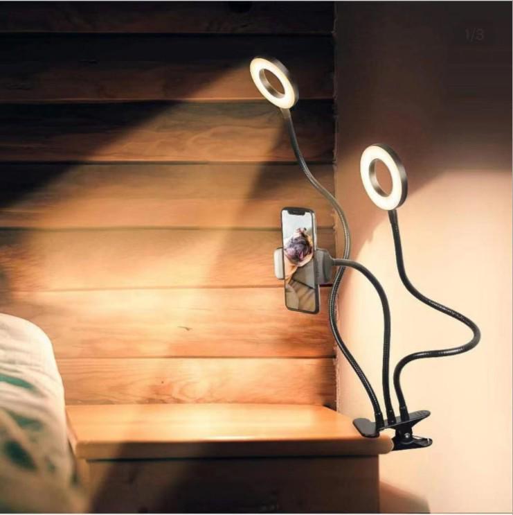 9cm Dual-Head USB Clip-On Dimmable LED Fill Light for Live Streaming