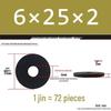Thickened Black Flat Washer: Enhanced Round Metal Spacer for Home Use