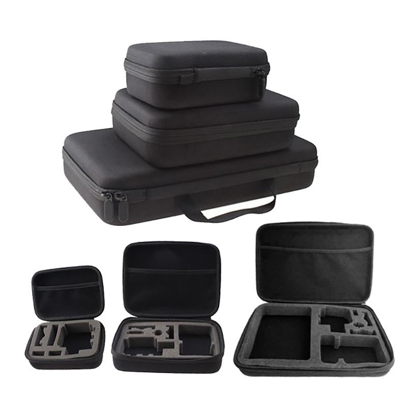 Bag Case Diy Travel Storage Box Collection Foam Portable Shockproof For Gopro Xiaomi Sjcam Dji