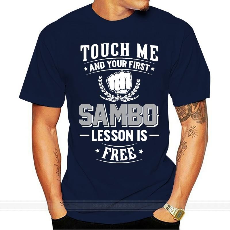 

Fashion Hot sale cotton Sambo T Shirt Your First Lesson Free Tee shirt cotton tshirt men summer fashion tshirt euro size S