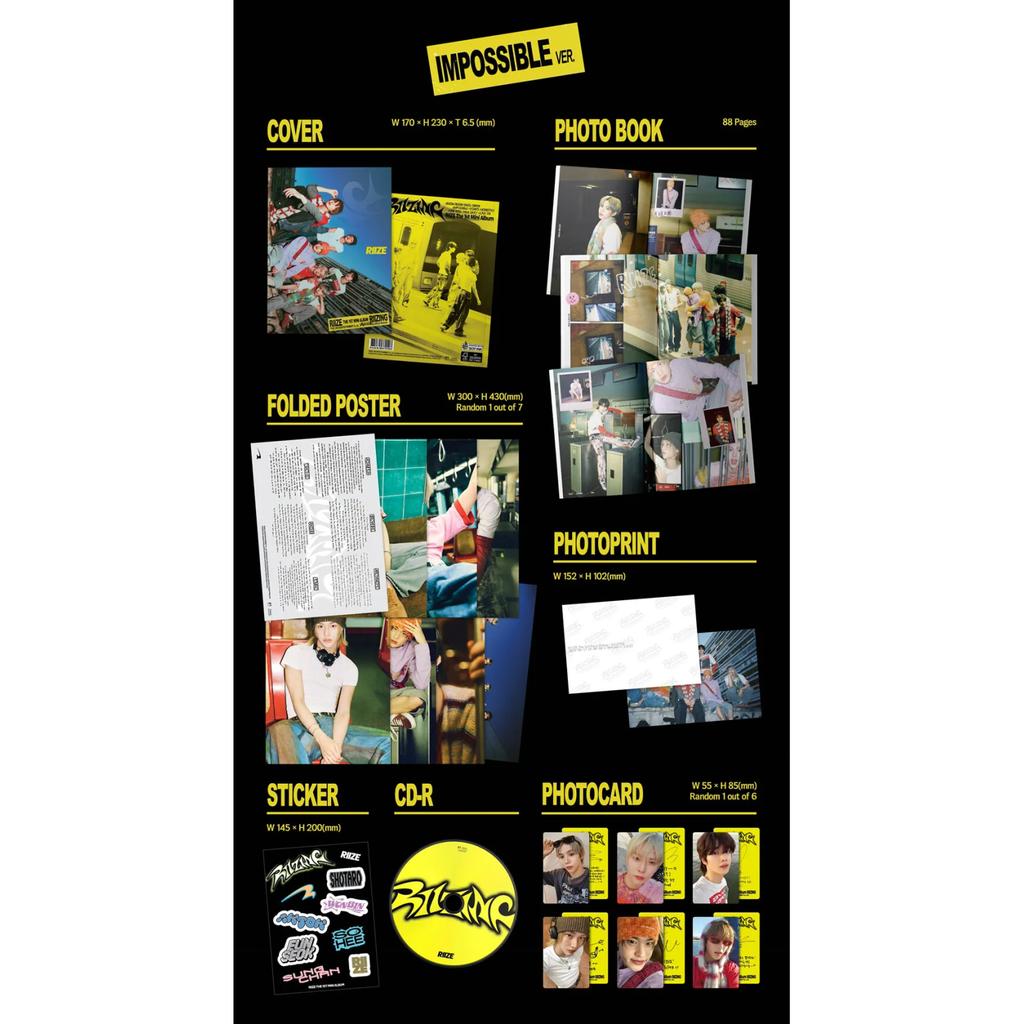 RIIZE - Mini-Album Vol. 1: RIIZING [Fotobuch-Version][Zufällige 1 von 3 wird versendet]