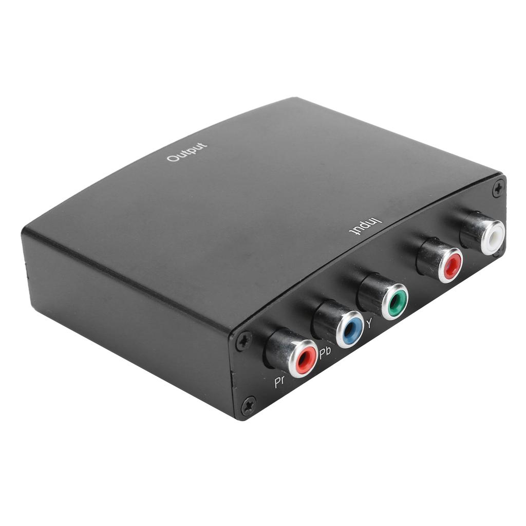 YPbPr to HDMI Converter Portable LR o RGB Adapter Cable ABS Transformer 100‑240VEU Plug