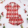 Women's 2 Piece Christmas Print Short Sleeve Casual Shorts Set