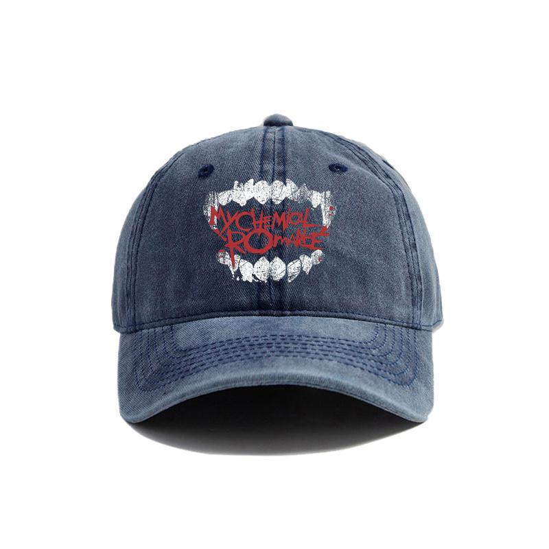 

Rock Band My Chemical RoUnisexce Baseball Cap Summer Distressed Dad Hats Unisex Outdoor Adjustable Cotton Caps