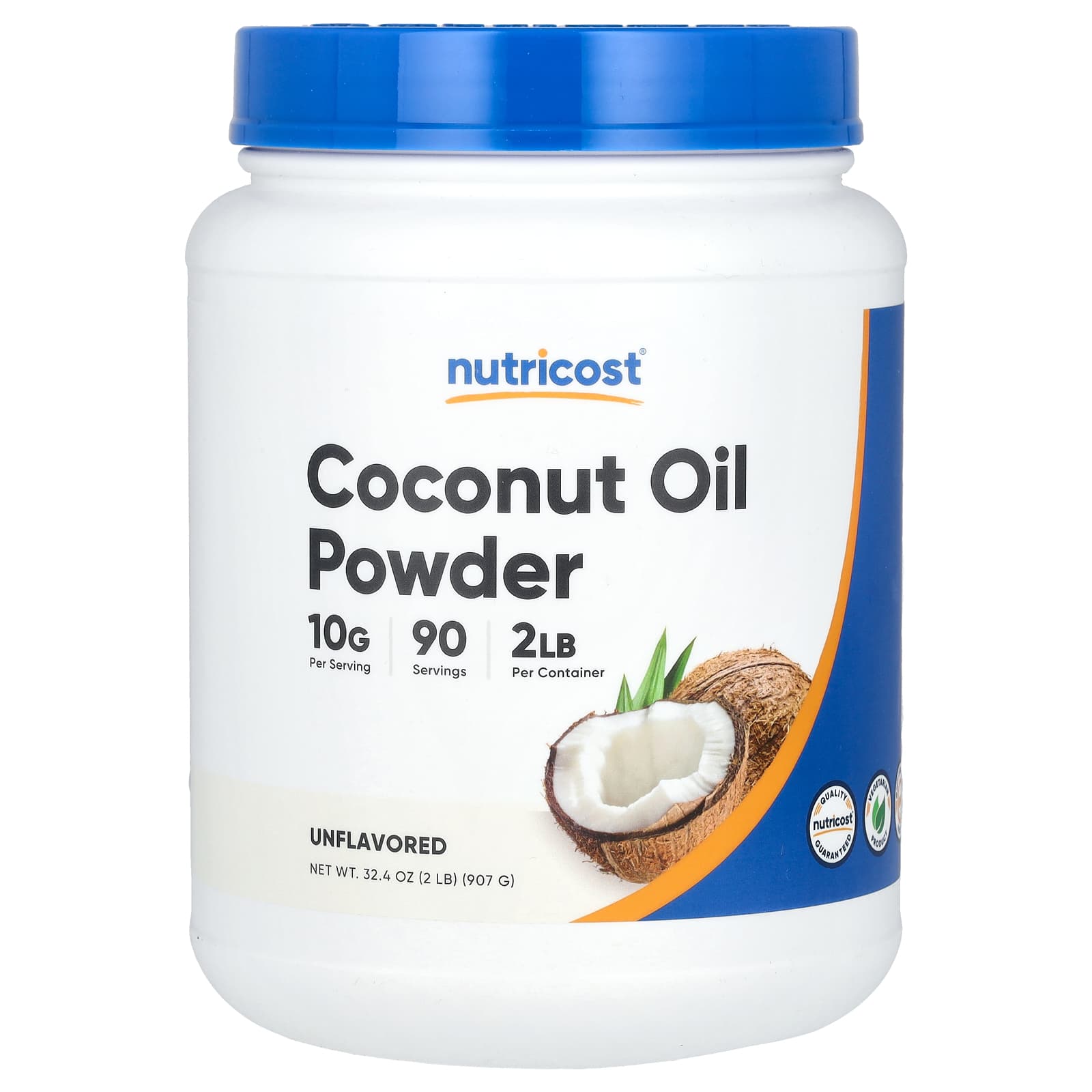 

Nutricost, Coconut Oil Powder, Unflavored, 2 lb (907 g)