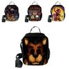 Large Capacity Five Nights At Freddy's 3d Printed Insulated Lunch Bag For Versatile Use